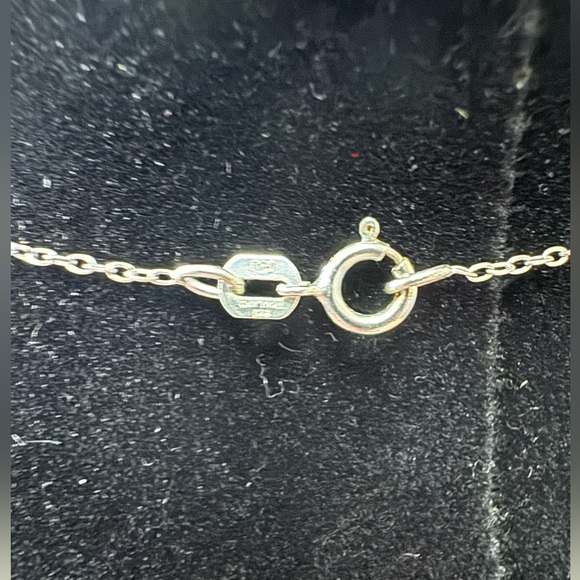 Vintage Native American 925 Sterling Silver 3D Zuni bear Pendant & 18” Necklace - Picture 3 of 7